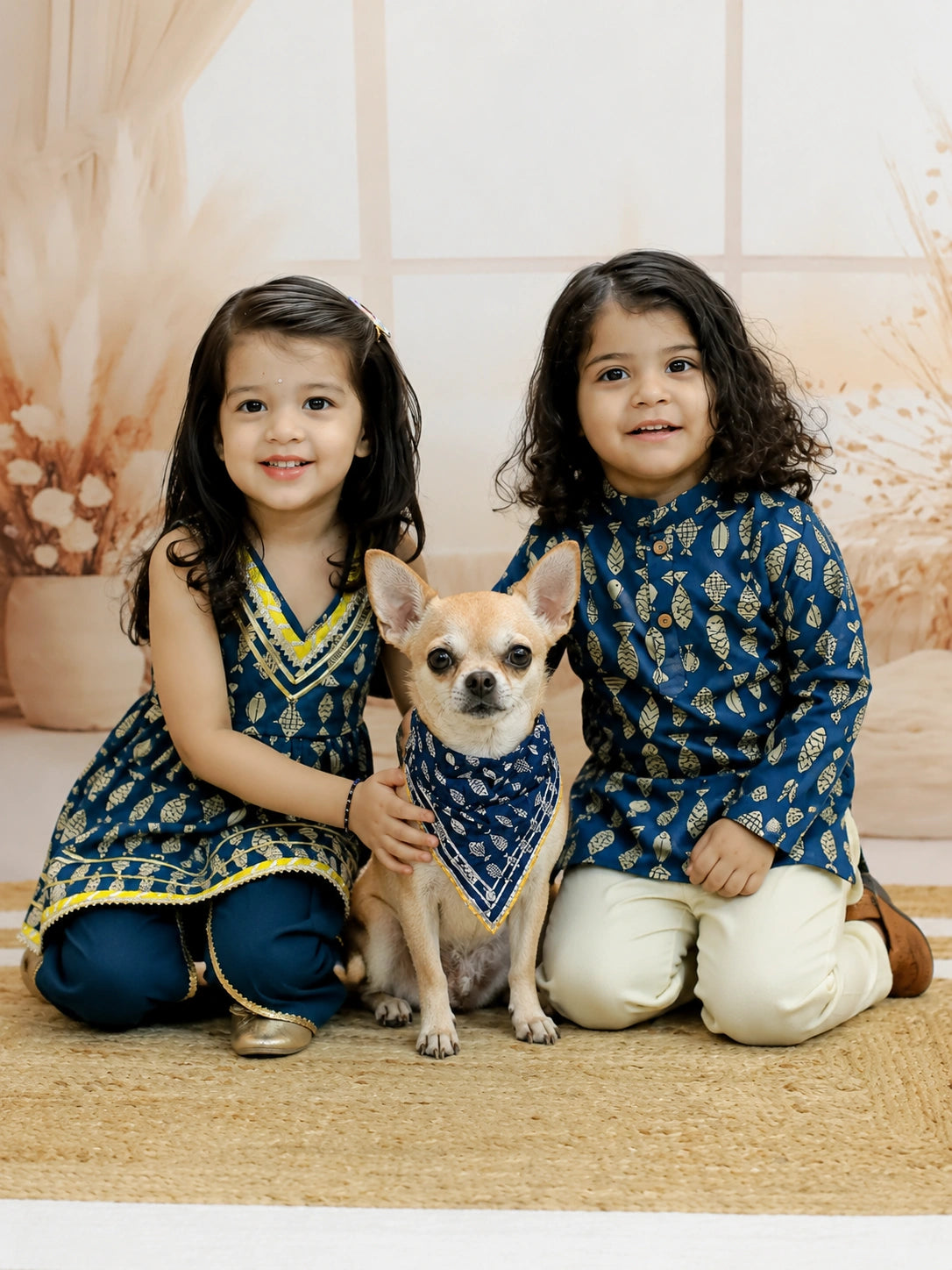 Pure Cotton Pet Bandana for Dogs & Cats