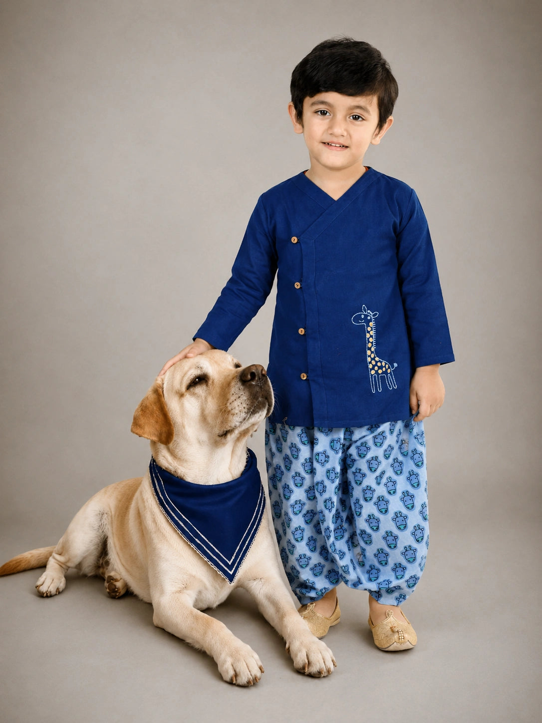Pure Cotton Pet Bandana for Dogs & Cats