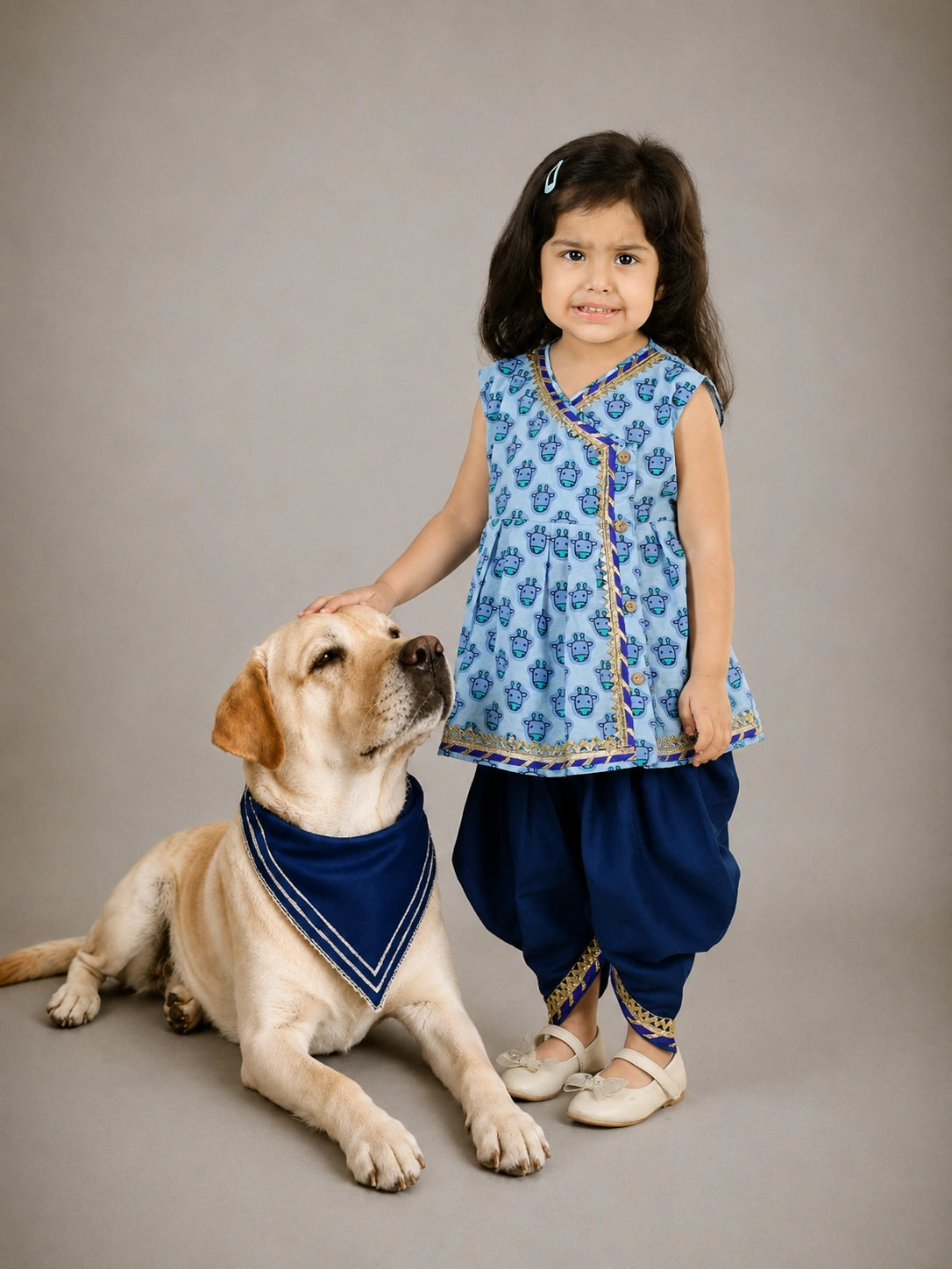 Pure Cotton Pet Bandana for Dogs & Cats