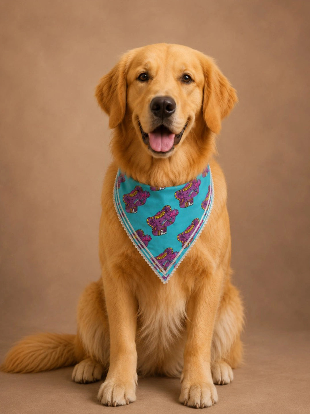 BownBee Pure Cotton Bandana For Pet