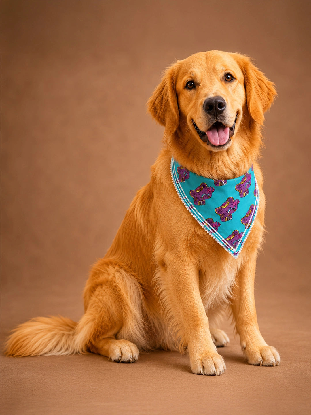 BownBee Pure Cotton Bandana For Pet