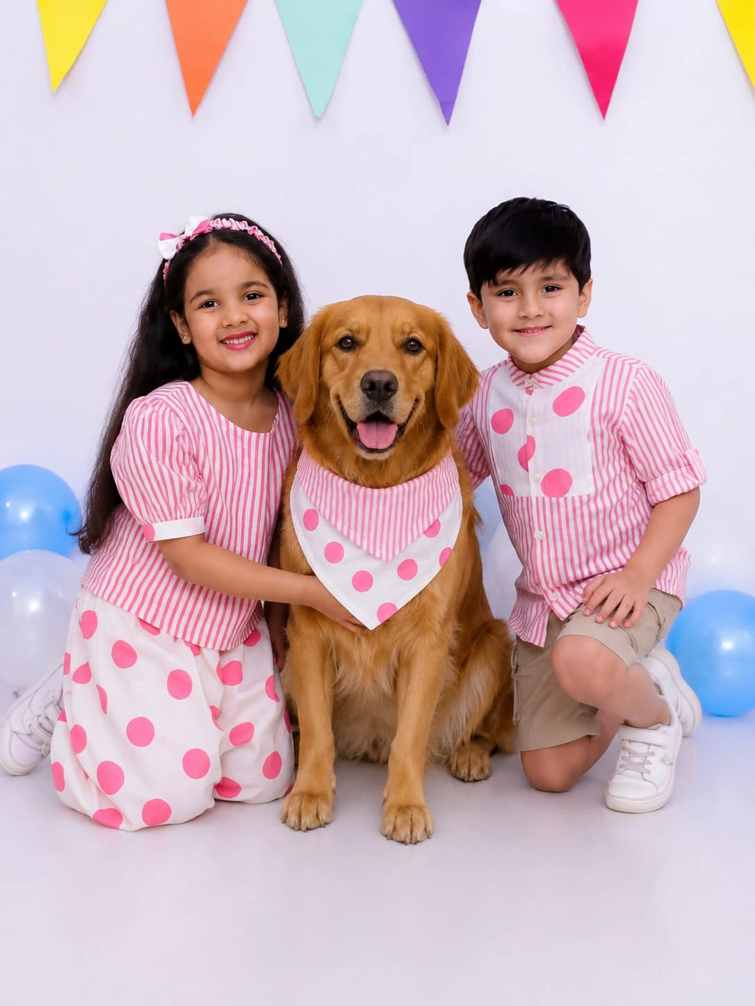 Pure Cotton Pet Bandana for Dogs & Cats