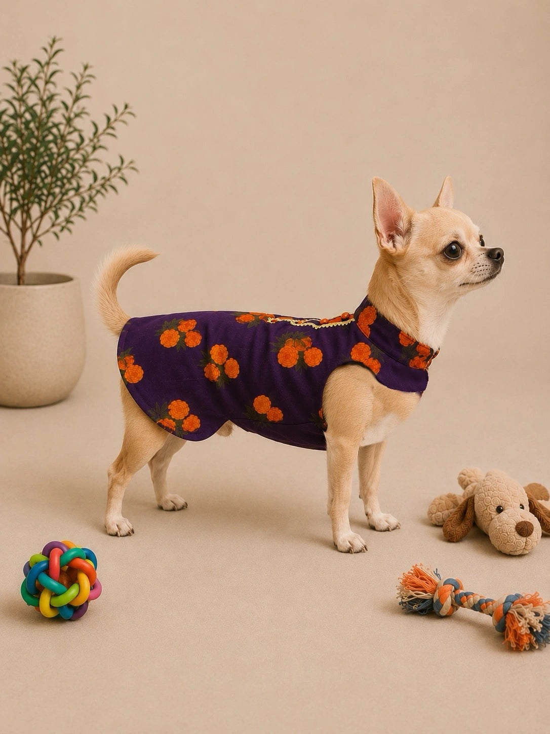 BownBee Pure Cotton Kurta For Pet