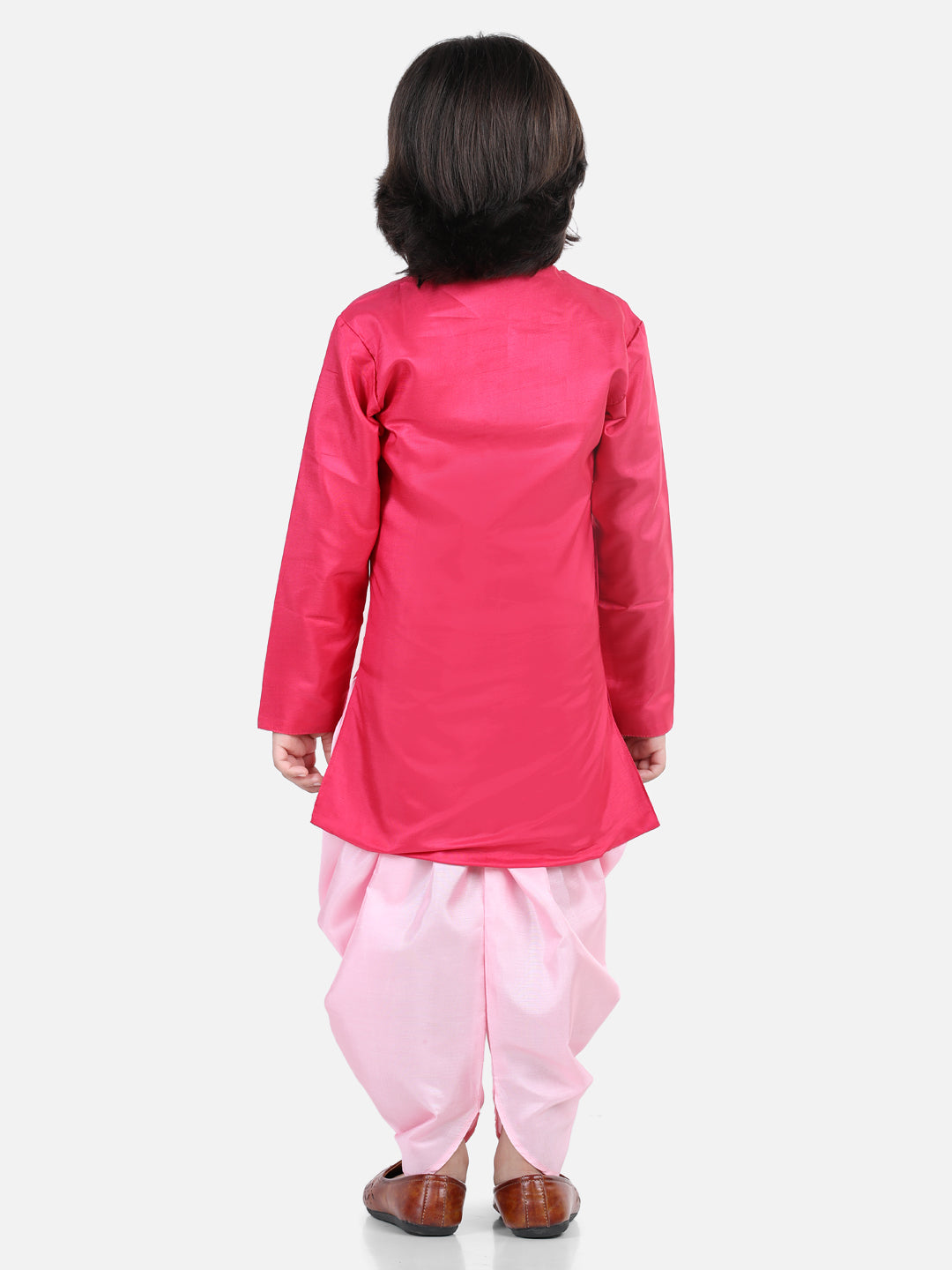 BownBee Hand Embroidered Kurta Dhoti for Boys