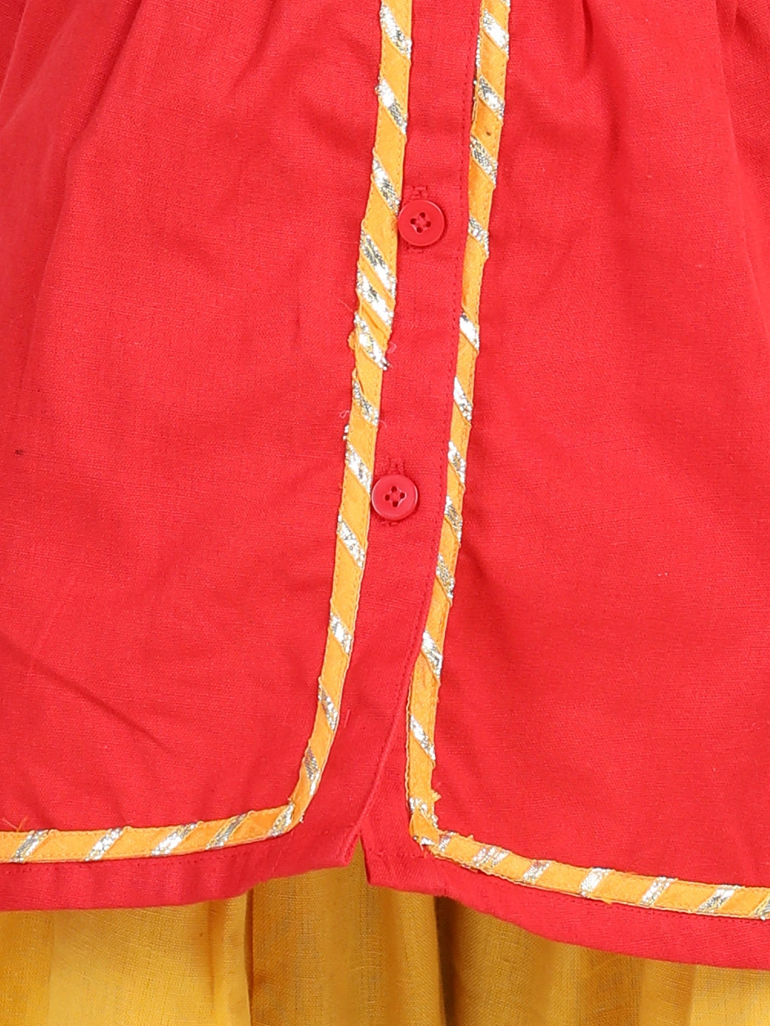 Bownbee Cotton Embroidered Top Dhoti For Girls