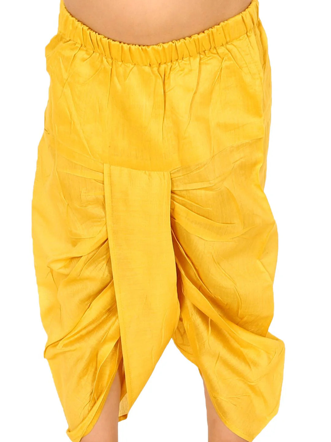 BownBee Chanderi Jacket with Chanderi Dhoti Kurta for Boys