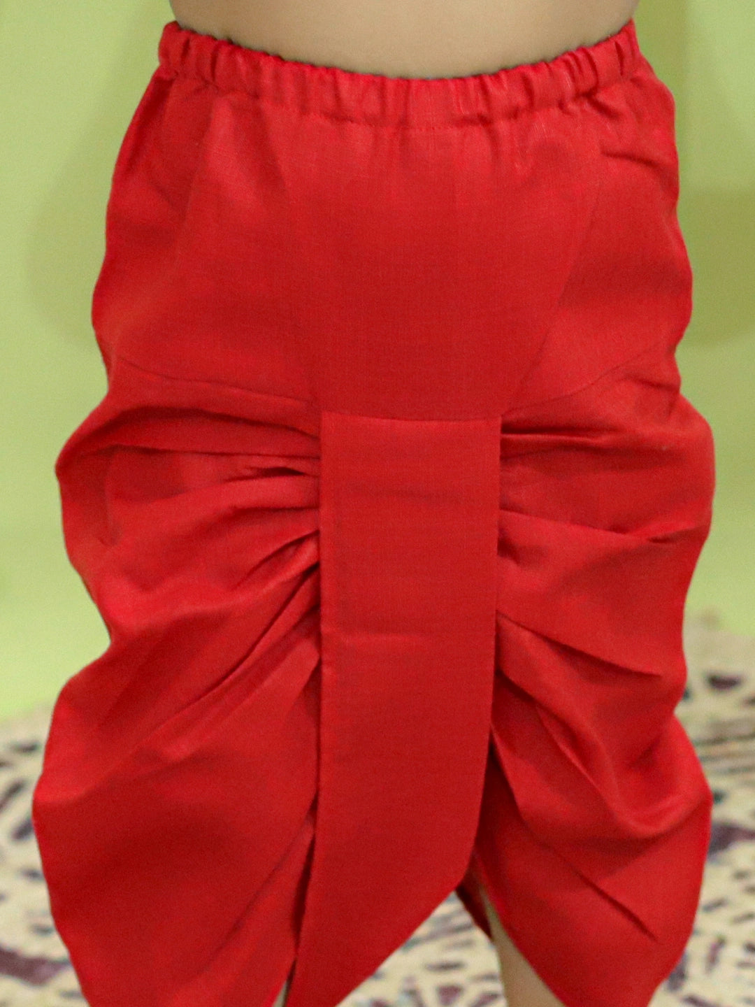 BownBee Embroidered Bangali Style Kurta with Dhoti for Boys- Yellow