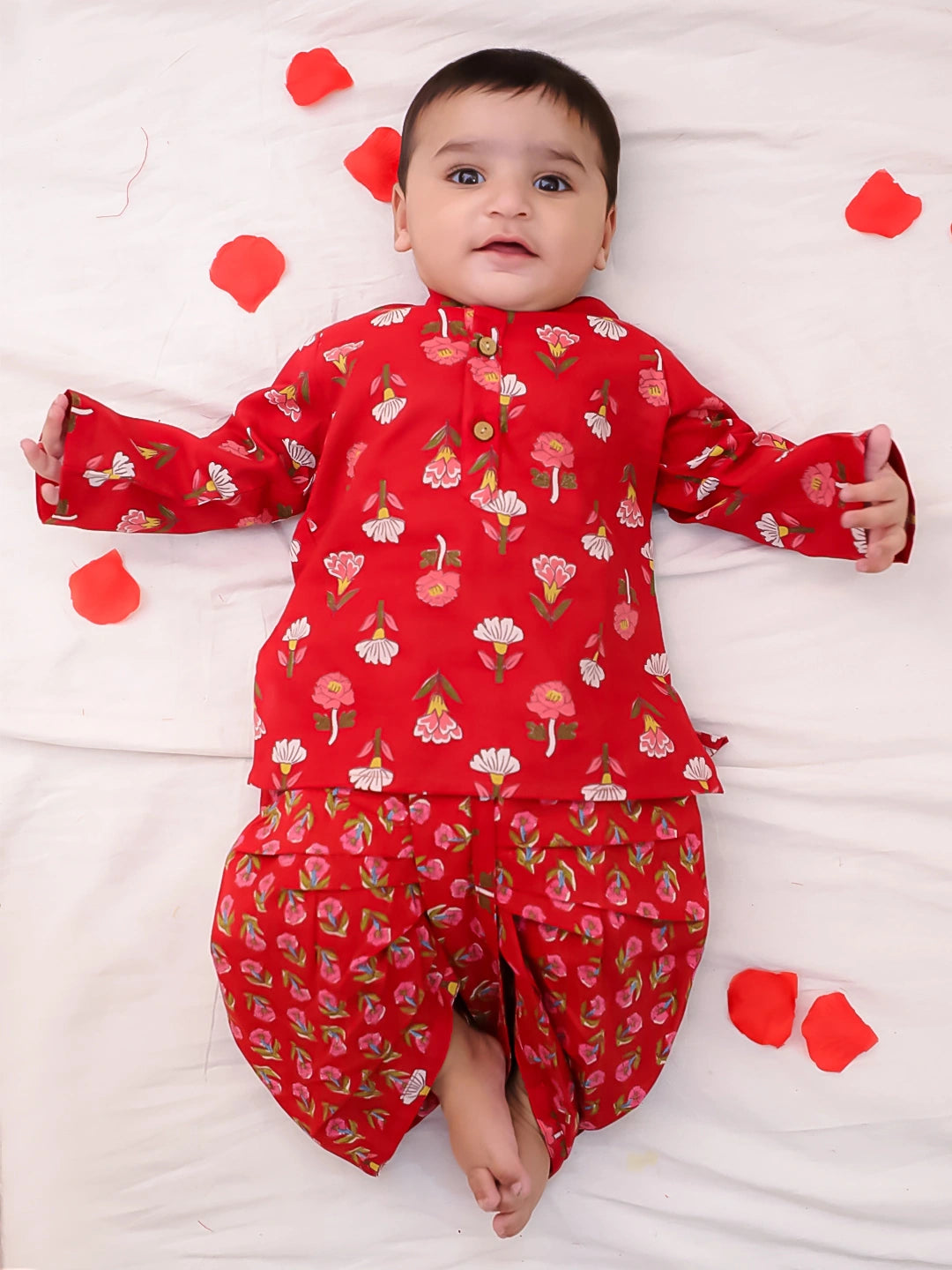 Bownbee Boys Cotton Dhoti Kurta For Infants