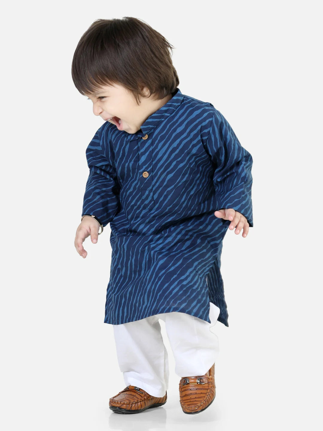 BownBee Pure Cotton Full Sleeve Kurta Pajama for Boys