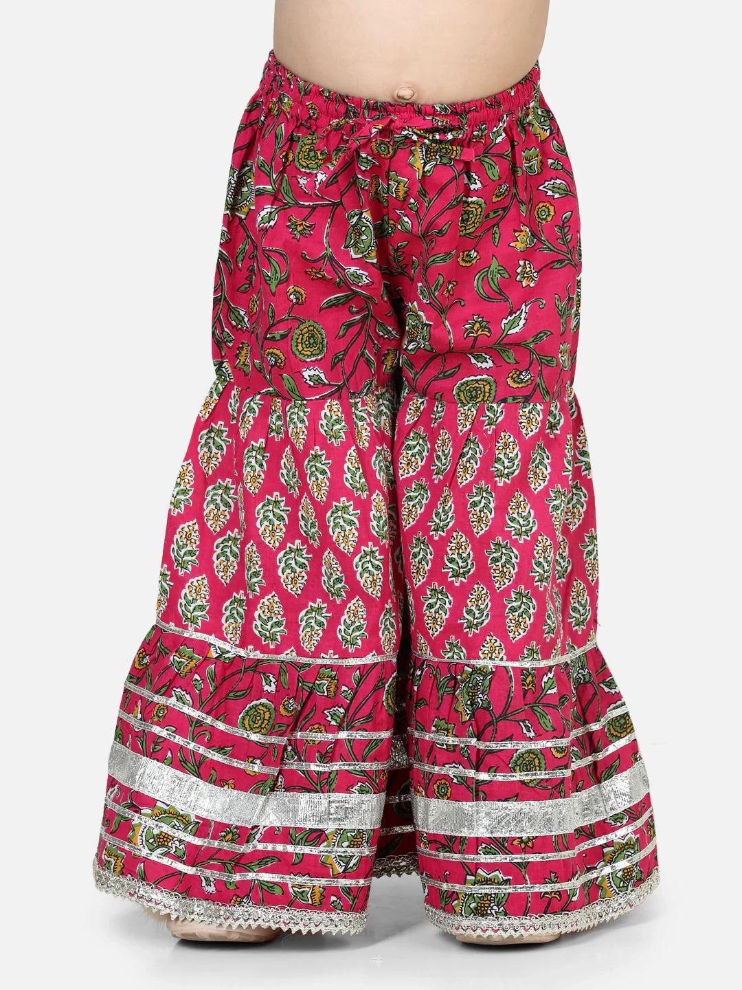 BownBee Pure Cotton Printed Kurta Sharara  for Girls