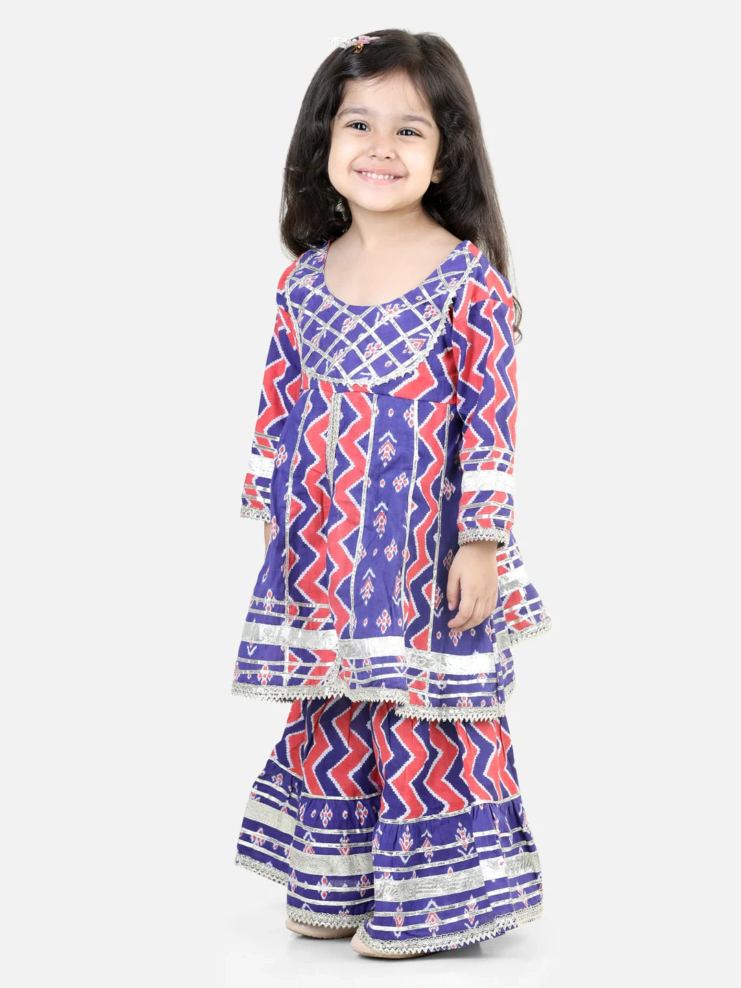 Mother Daughter Matching Festive Ethnic Suit Set