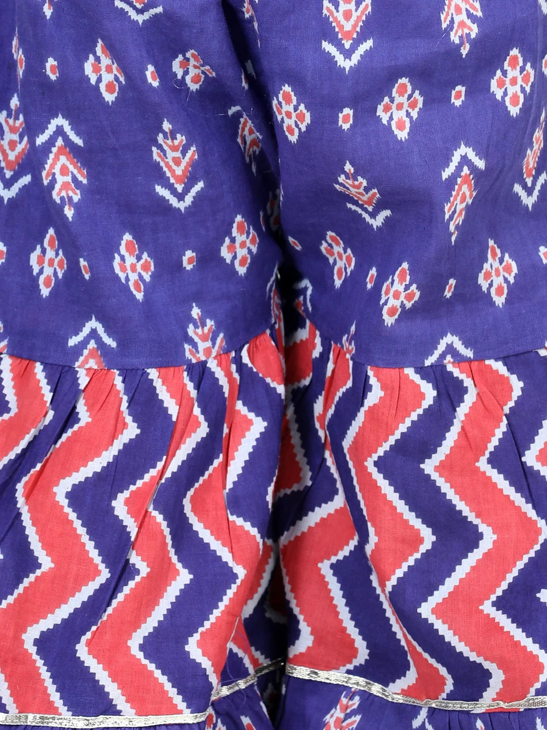 BownBee Pure Cotton Printed Kurta Sharara for Girls
