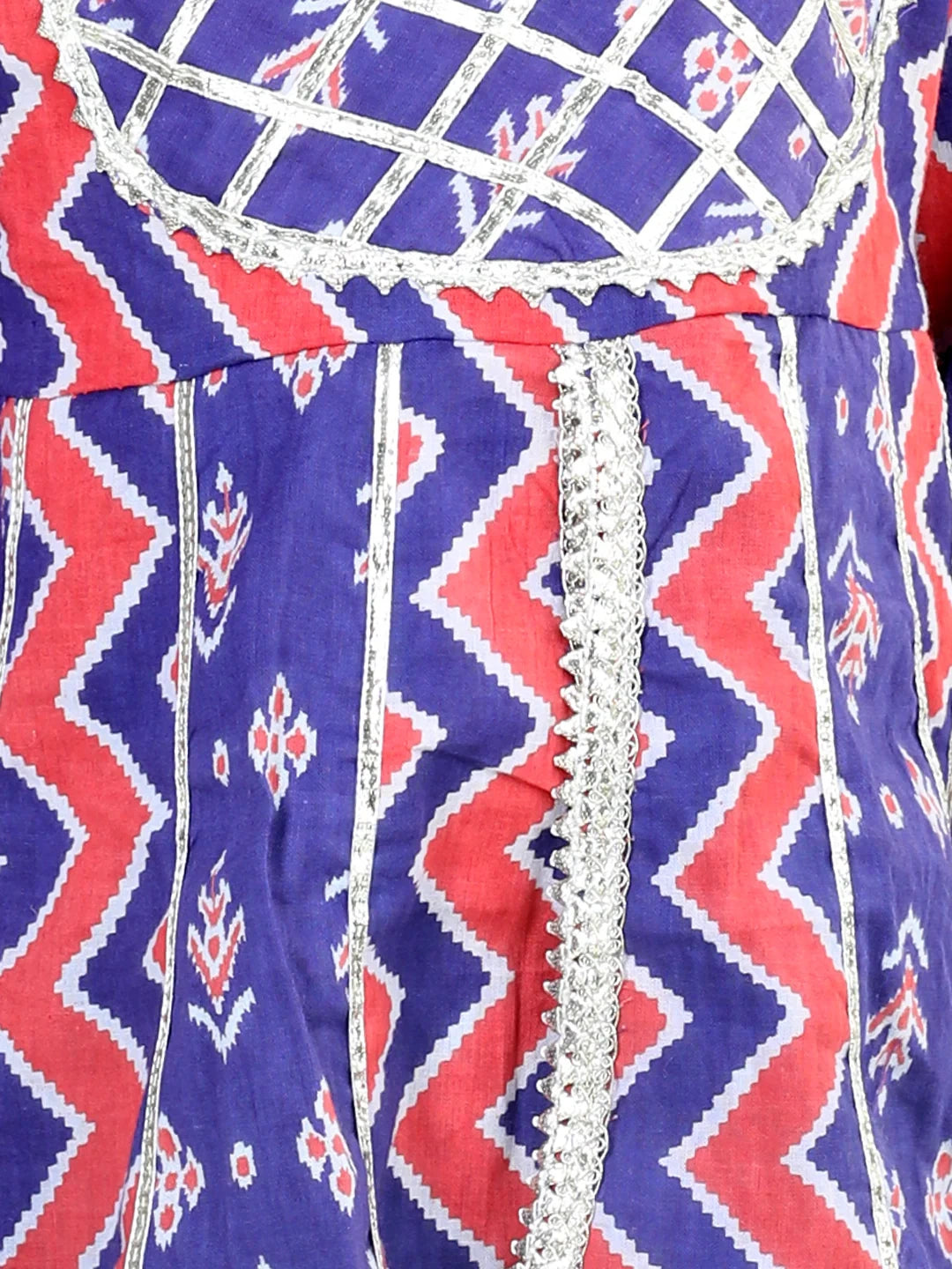 Mother Daughter Matching Festive Ethnic Suit Set