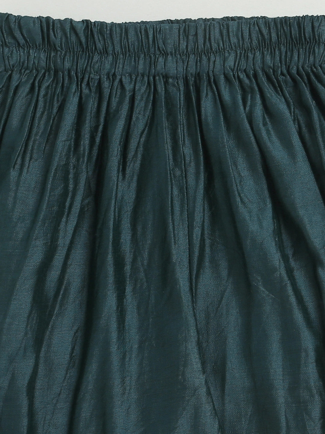 BownBee Hand Dyed Chanderi Silk Kurti Pant with Dupatta for Girls