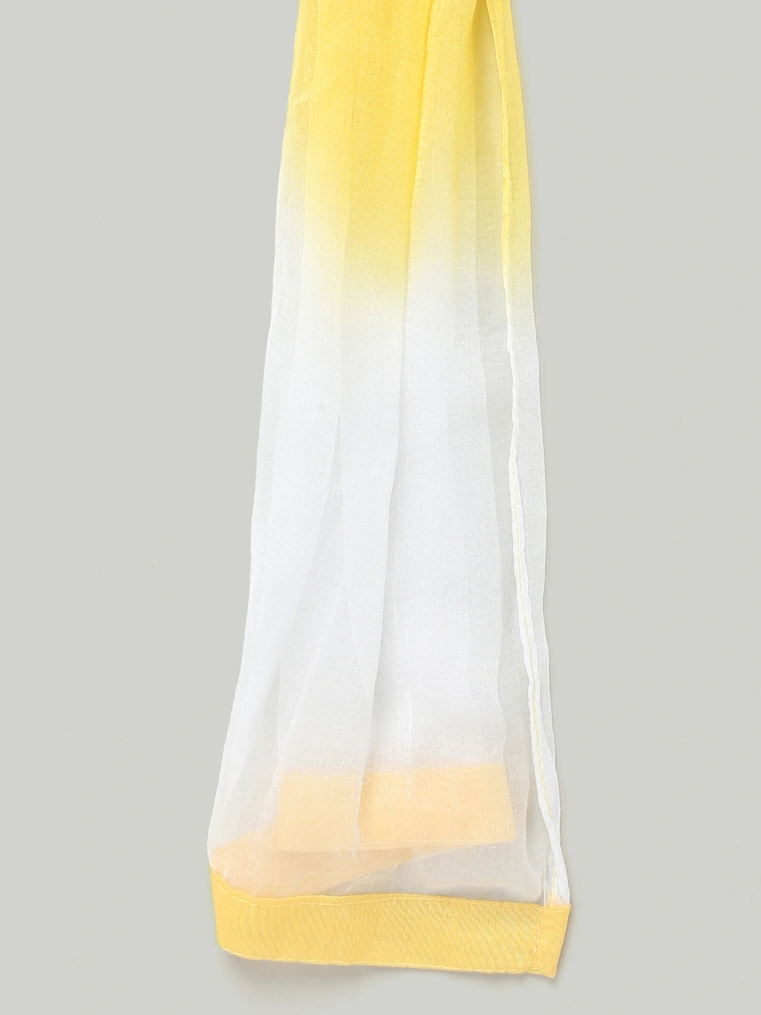 BownBee Hand Dyed Chanderi Silk Kurti Pant with Dupatta for Girls