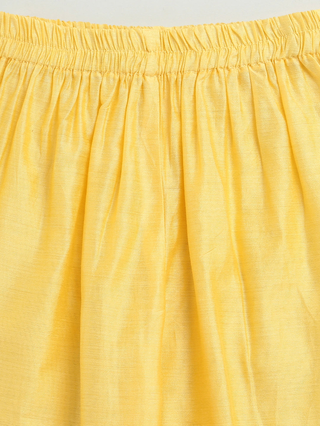 BownBee Hand Dyed Chanderi Silk Kurti Pant with Dupatta for Girls