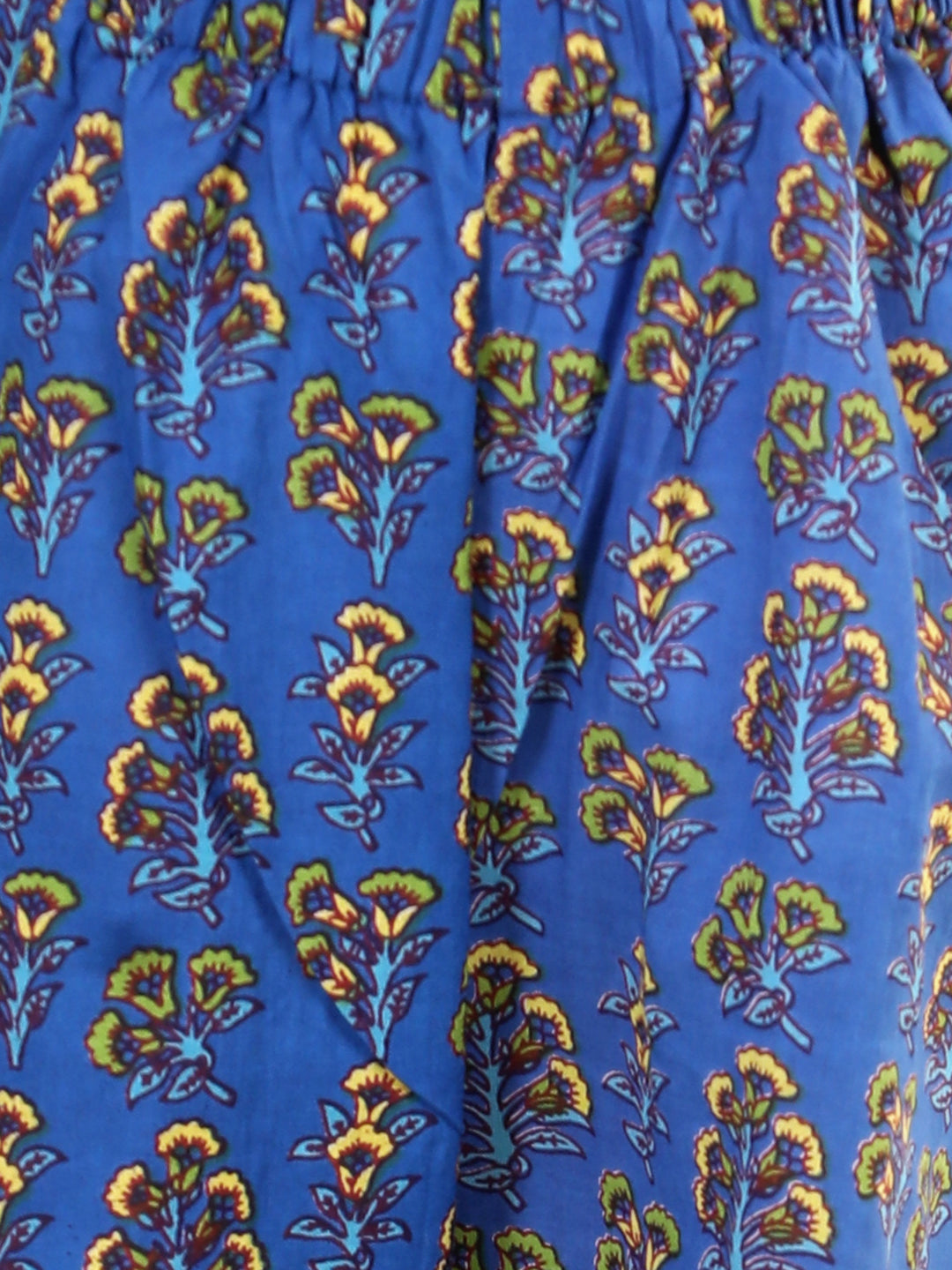 BownBee Pure Cotton Kurti with Pant & Dupatta for Girls- Blue
