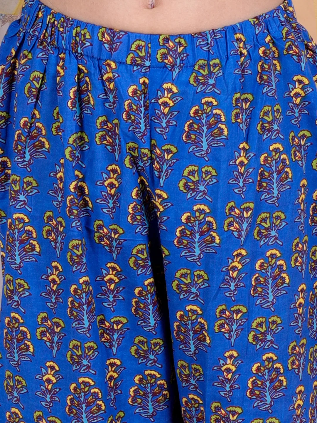 BownBee Pure Cotton Kurti with Pant & Dupatta for Girls