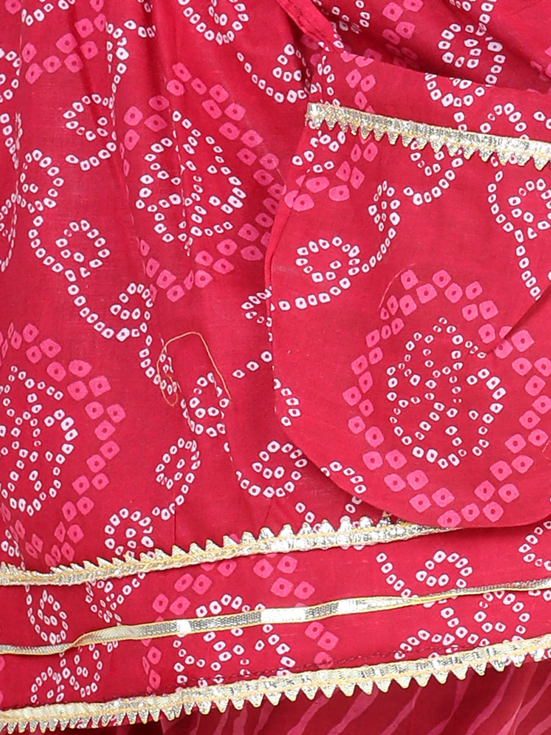 BownBee Sibling Set Cotton Kurti Pant and Kurta Pajama - Pink
