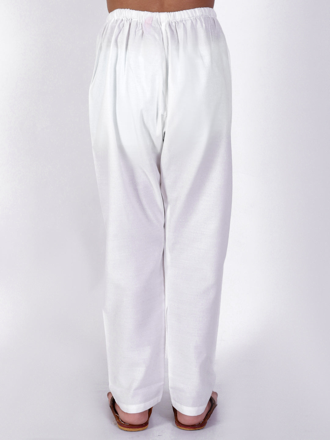 BownBee Cotton Pajama for Boys - Off white