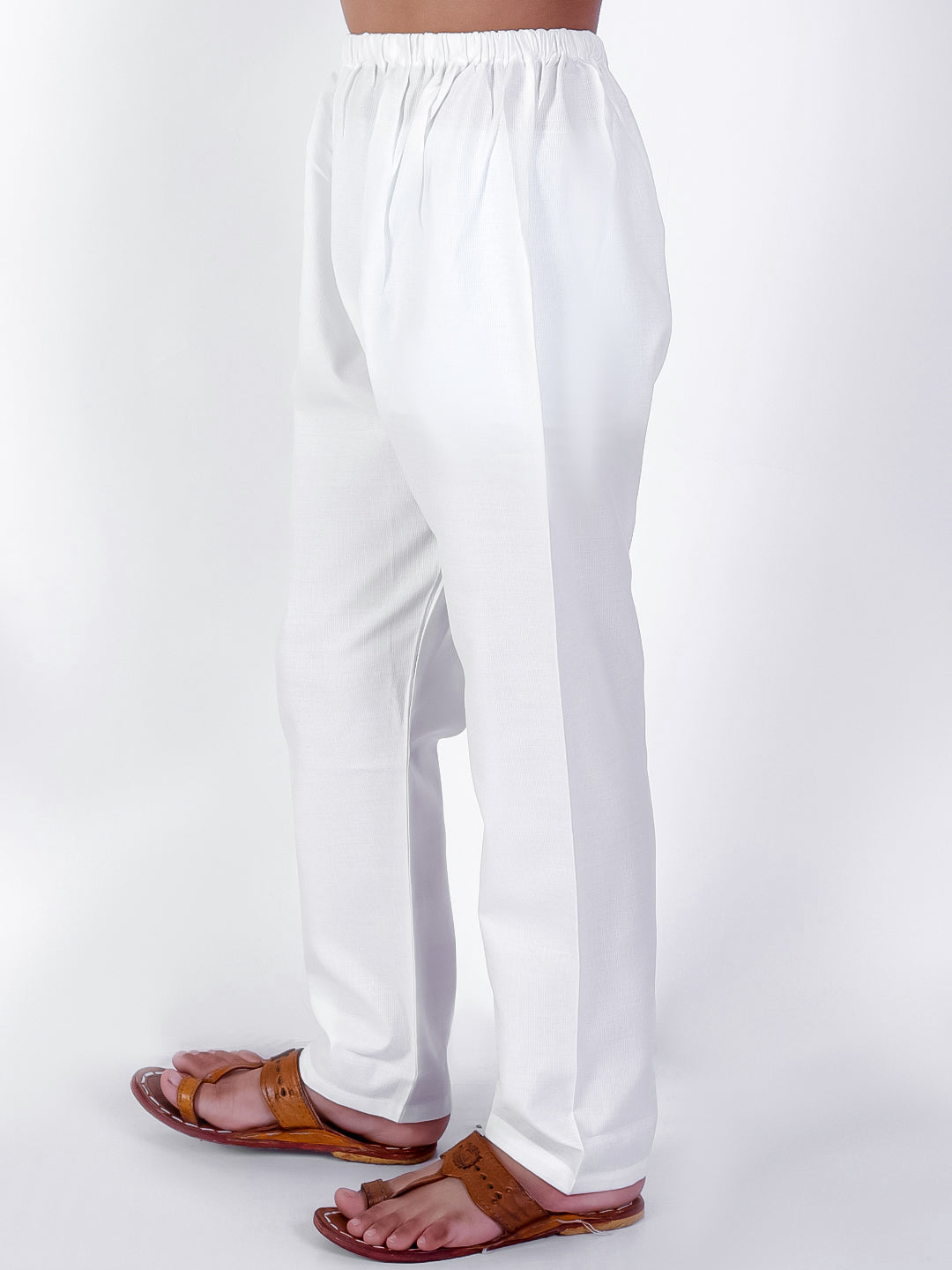 BownBee Cotton Pajama for Boys - Off white