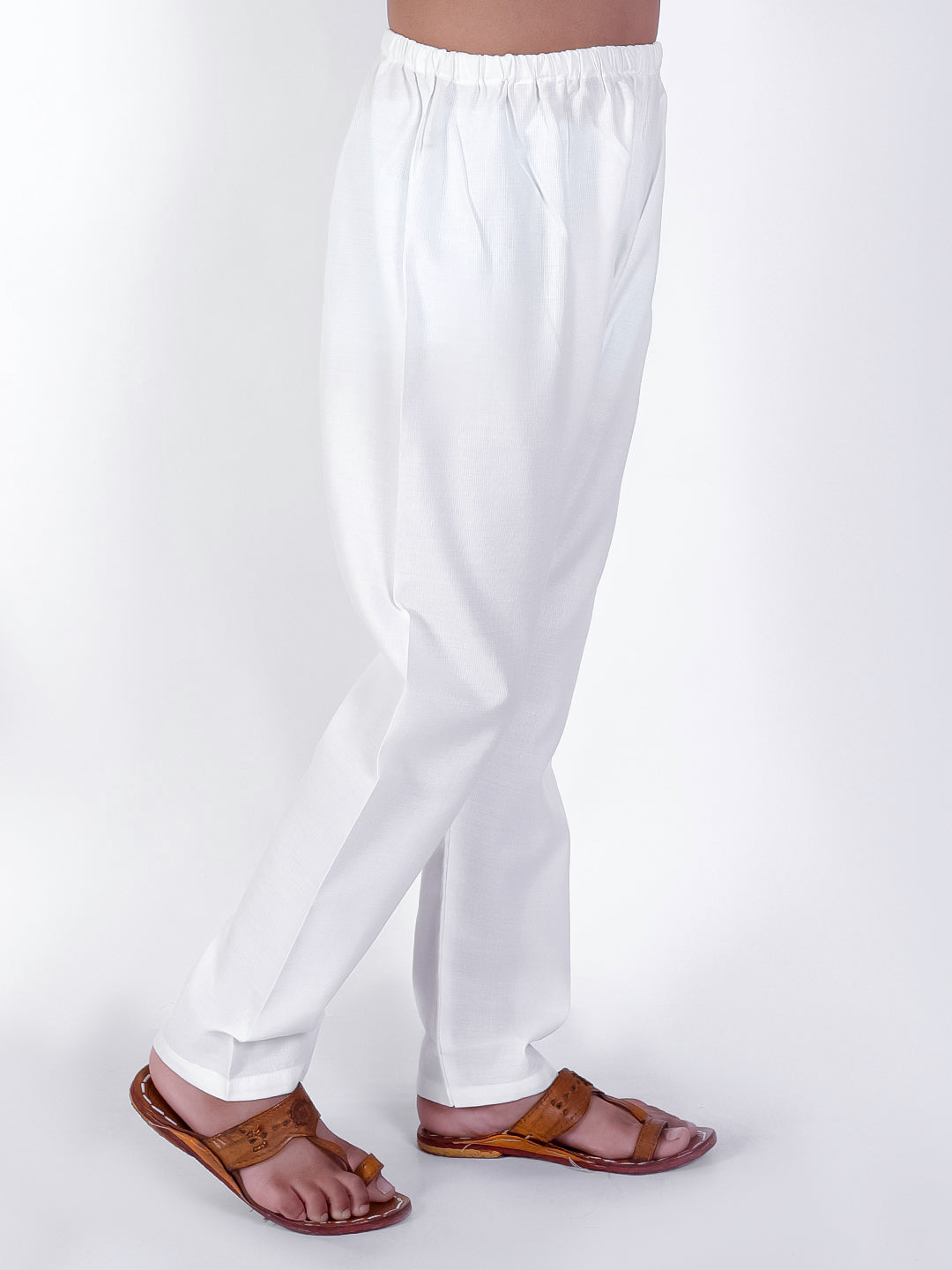 BownBee Cotton Pajama for Boys - Off white
