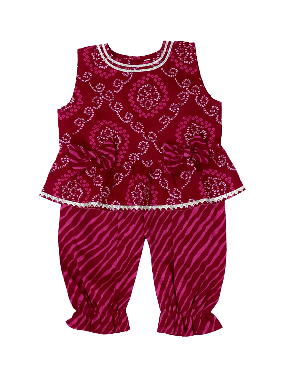 Bownbee Girls Pure Cotton Clothing Set For Infants