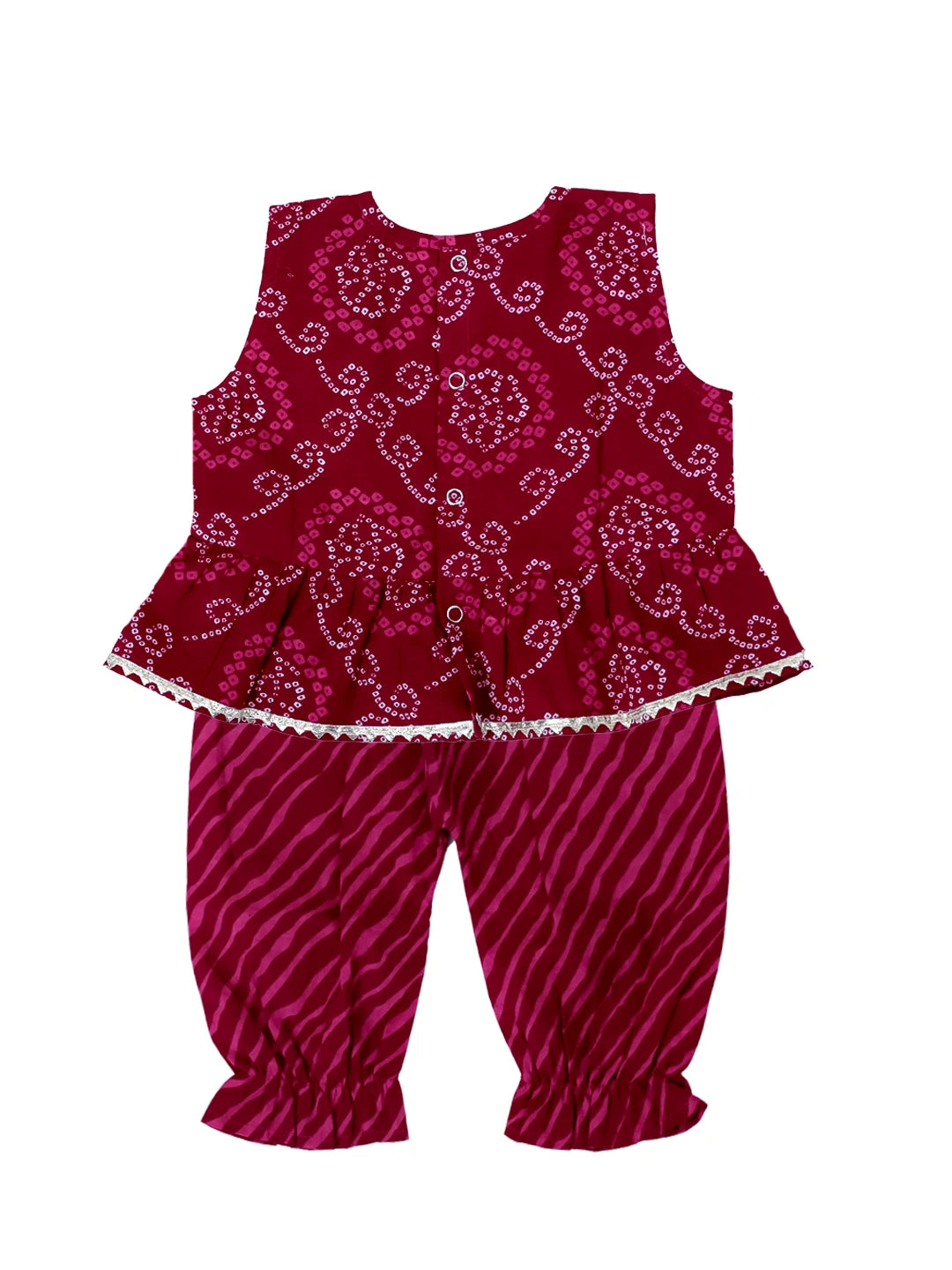 Bownbee Girls Pure Cotton Clothing Set For Infants