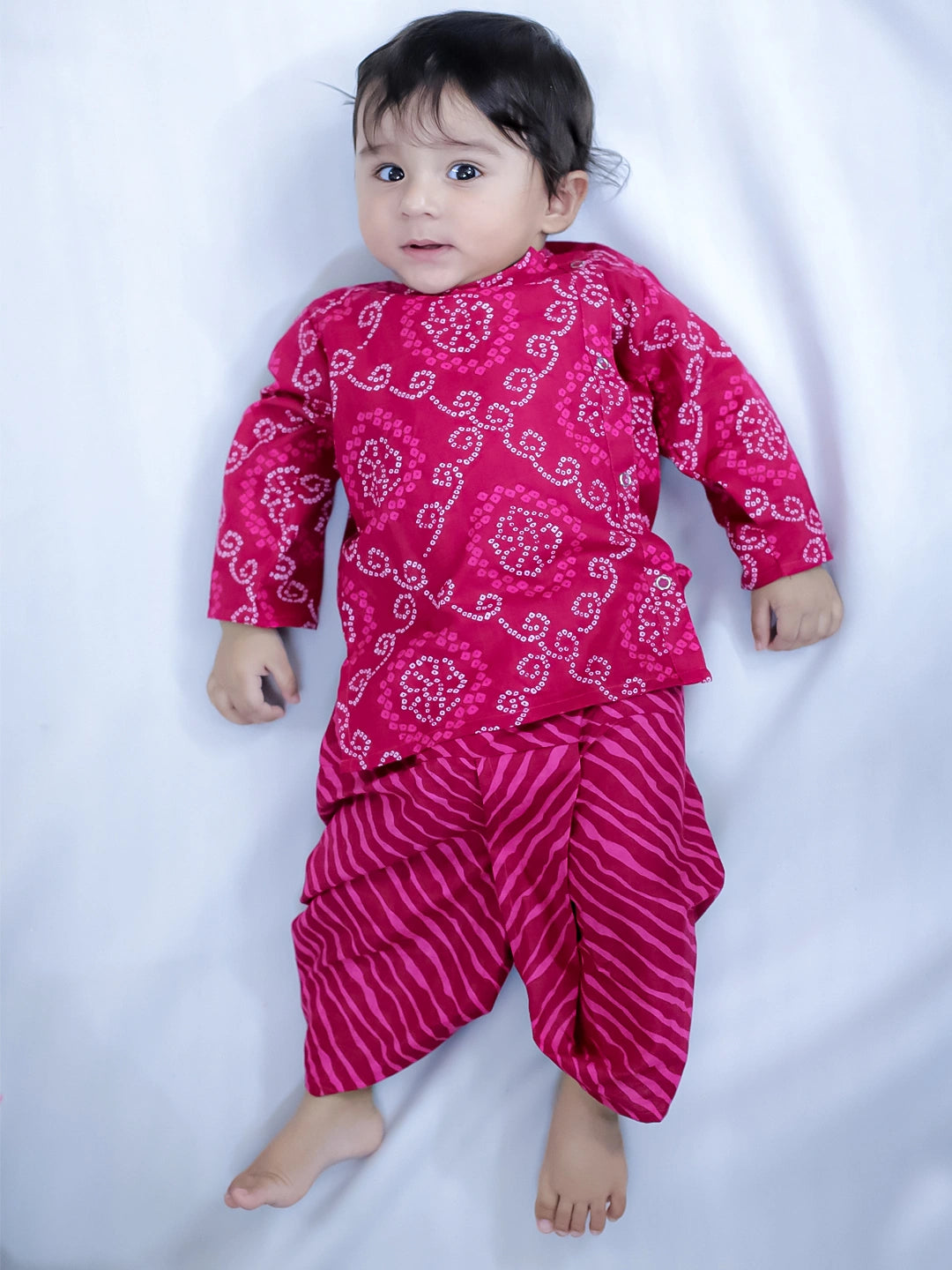 Bownbee Boys Pure Cotton Dhoti Kurta For Infants