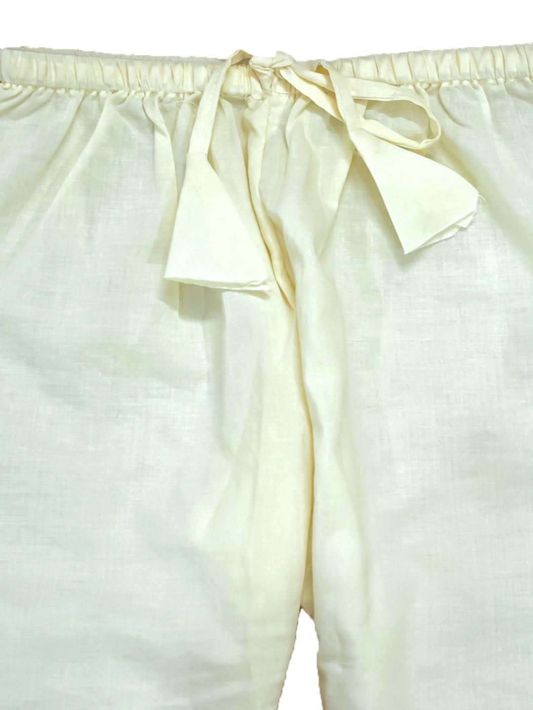 BownBee Boys Pure Cotton Fish Print Full Sleeve Kurta Pajama - Yellow