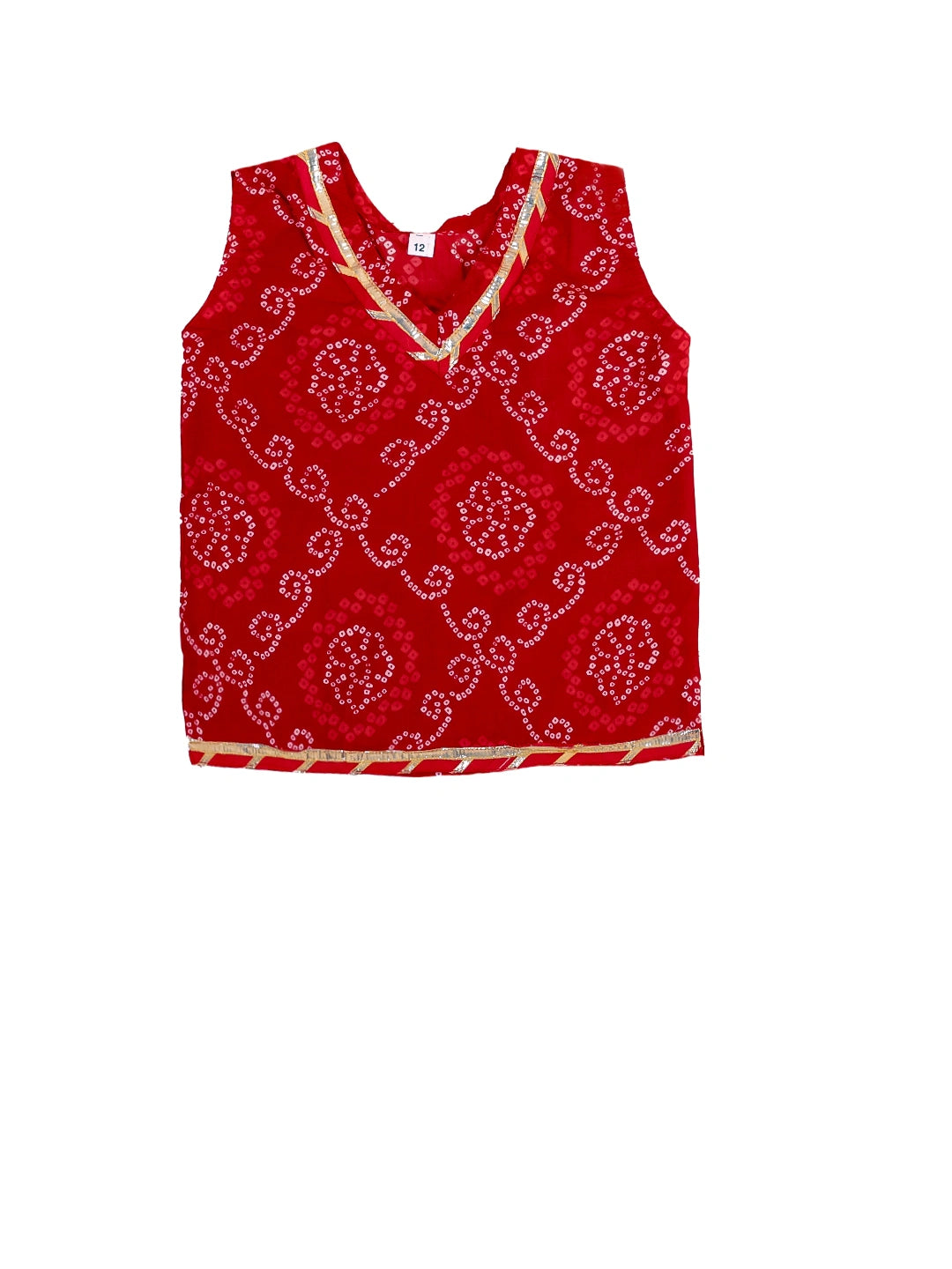 BownBee Pure Cotton Printed Skirt Top Set for Girls