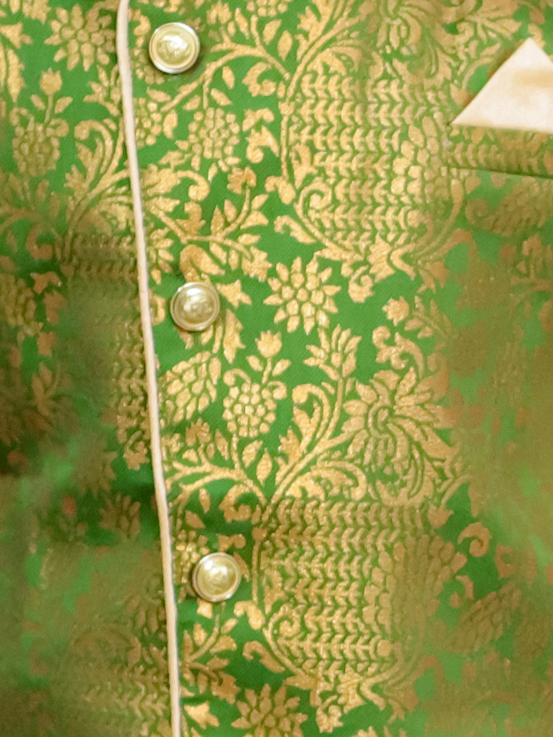 BownBee Jacquard Full Sleeve Sherwani with Salwar for Boys