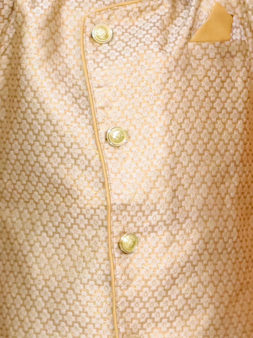 BownBee Jacquard Full Sleeve Sherwani with Salwar for Boys