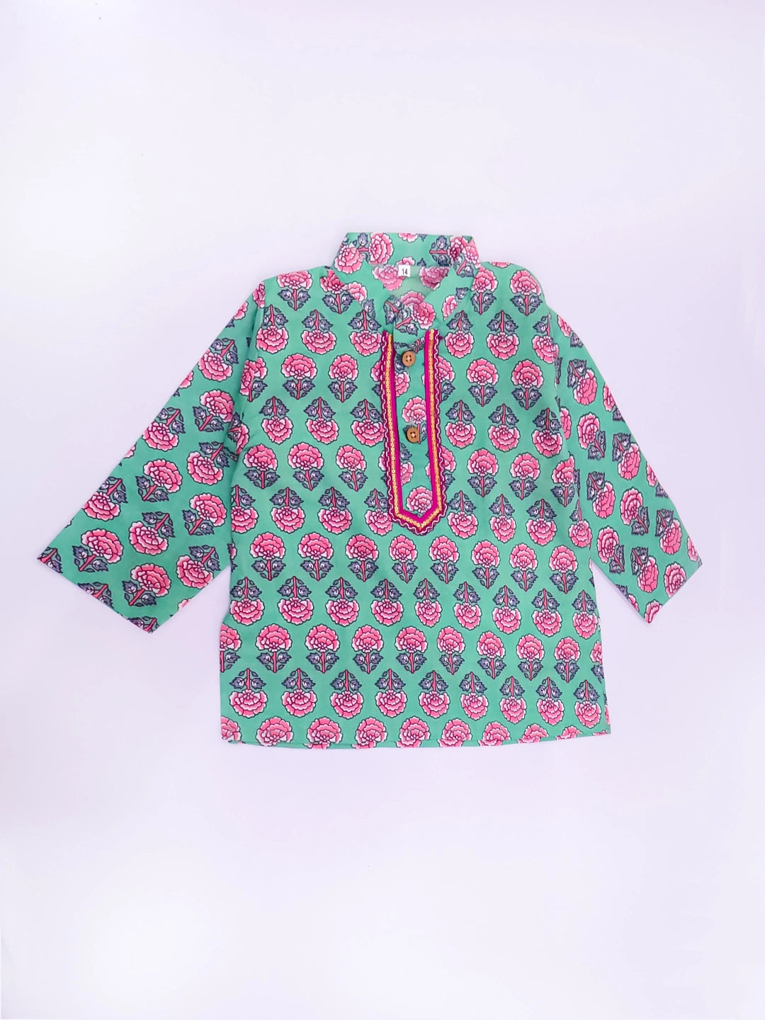 BownBee Fullsleeves Printed Kurta Dhoti Set For Infant Boys