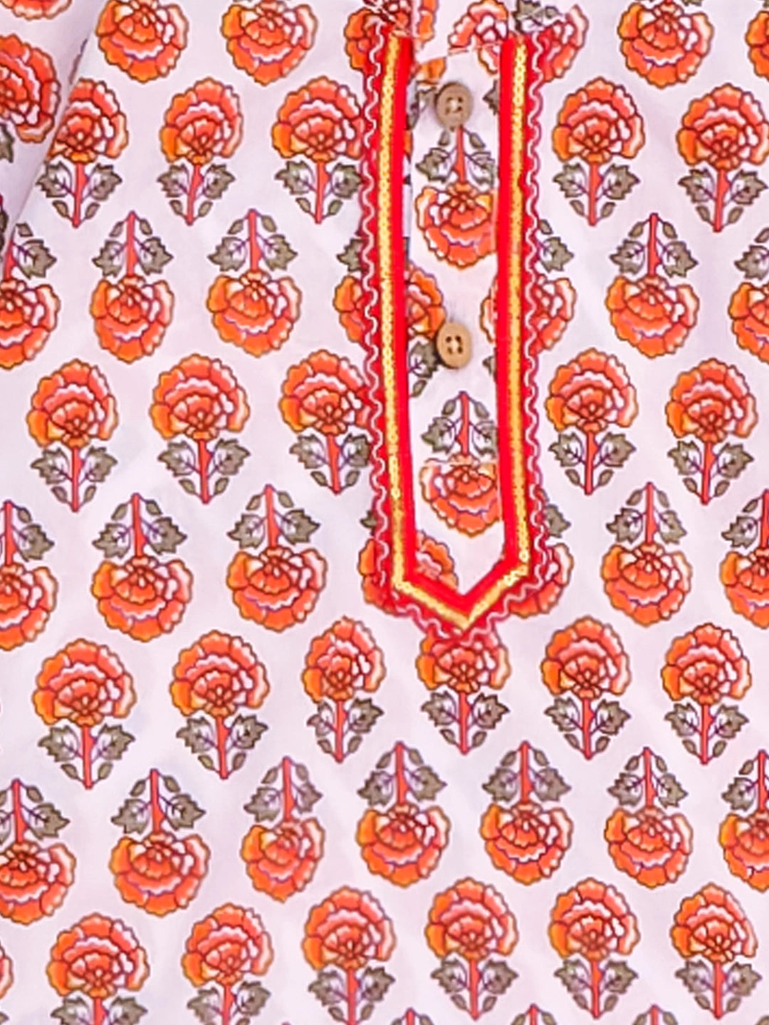 BownBee Pure Cotton Dhoti Kurta & Halter Kurti With Harem Infant Sibling Set