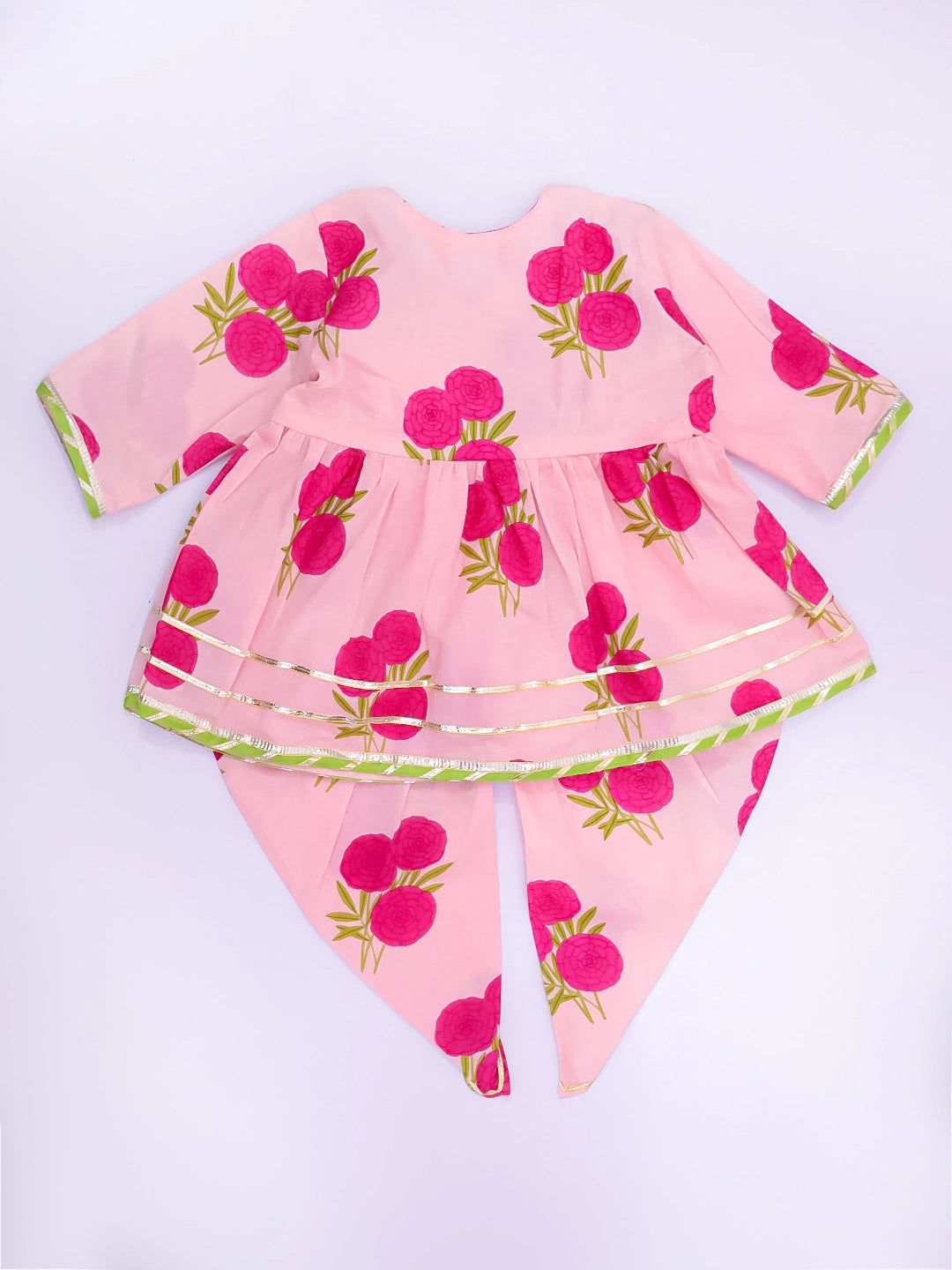 BownBee Pure Cotton Kurta Pajama & Ethnic Suit Infant Sibling Set