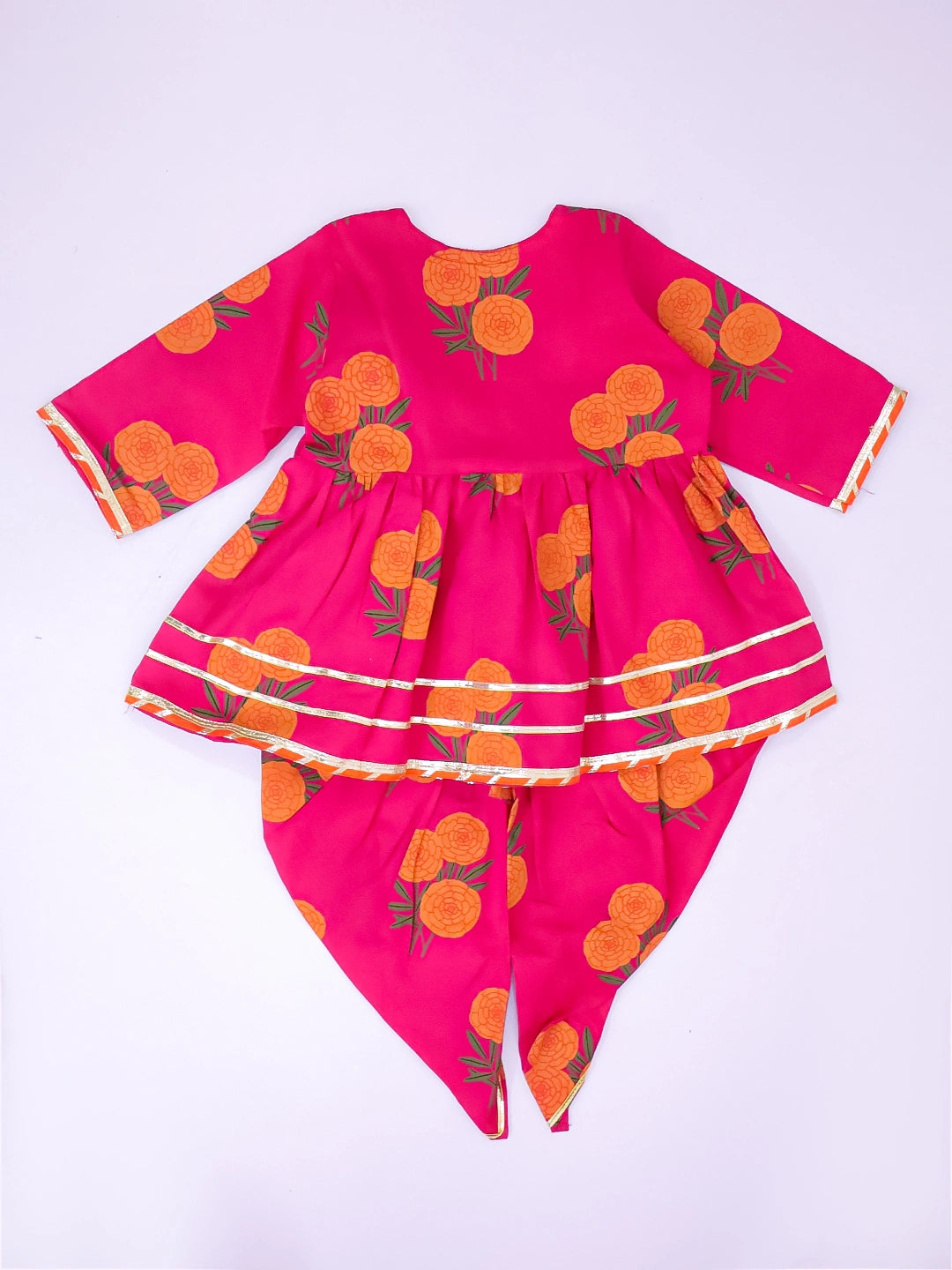 BownBee Pure Cotton Kurta Pajama & Ethnic Suit Infant Sibling Set