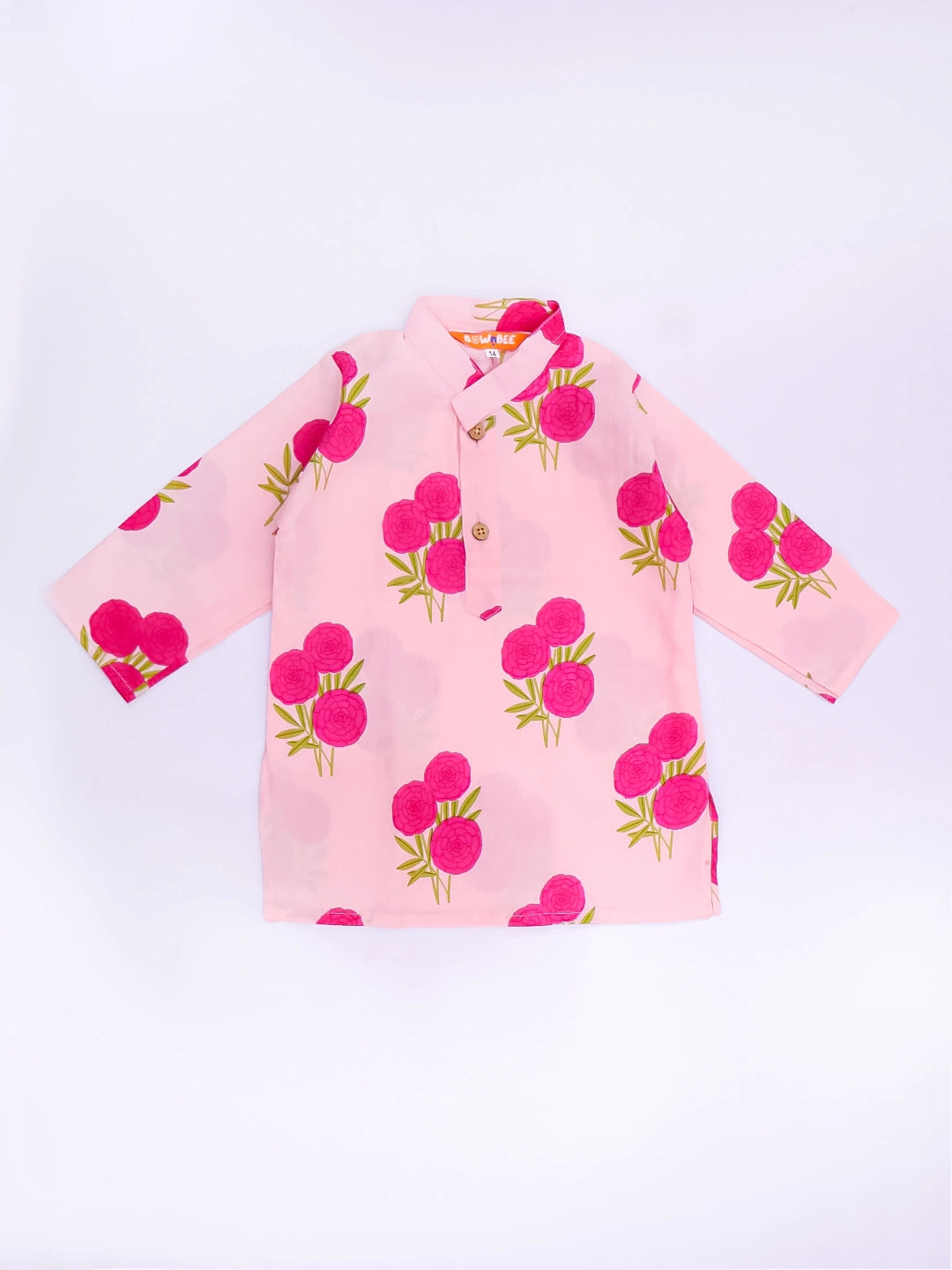 BownBee Pure Cotton Full Sleeve Kurta & Pajama Set For Infants Boys