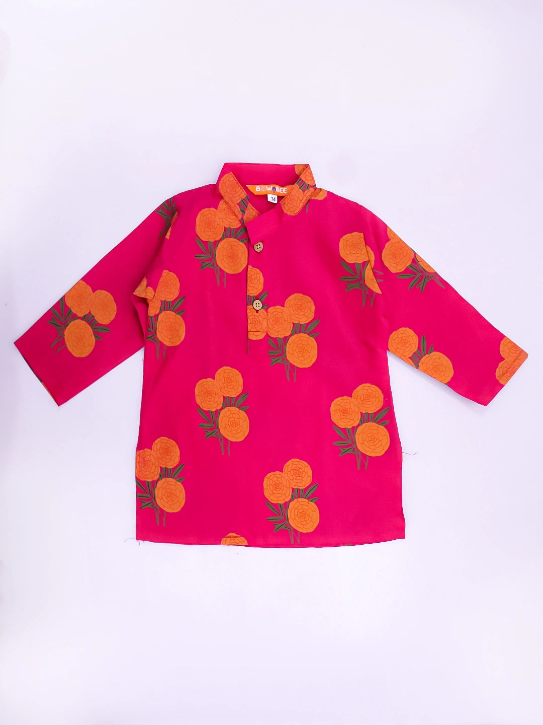 BownBee Pure Cotton Full Sleeve Kurta & Pajama Set For Infants Boys