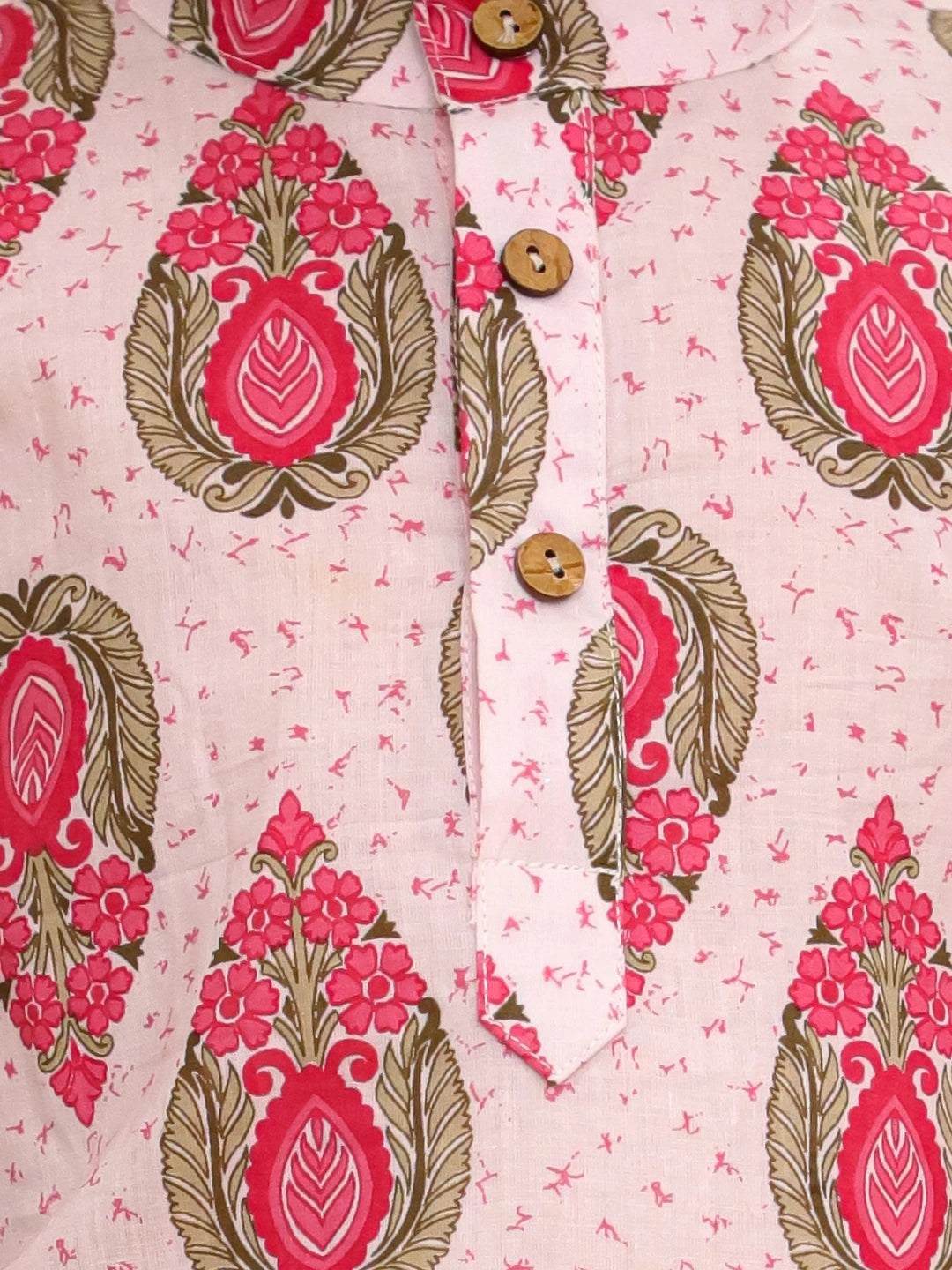 BownBee Pure Cotton Kurta Pajama & Ethnic Suit With Dupatta Sibling Set