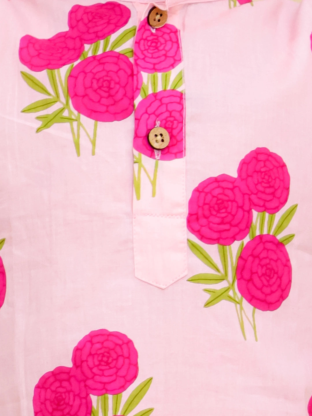 BownBee Pure Cotton Kurta Pajama & Ethnic Suit With Dupatta Sibling Set