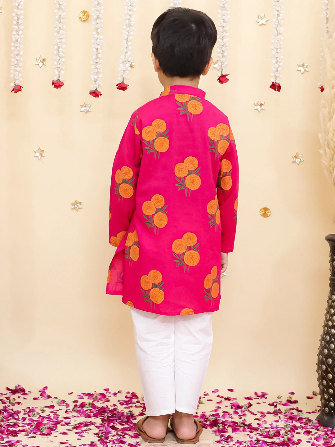 BownBee Pure Cotton Full Sleeve Kurta & Pajama Set For Boys