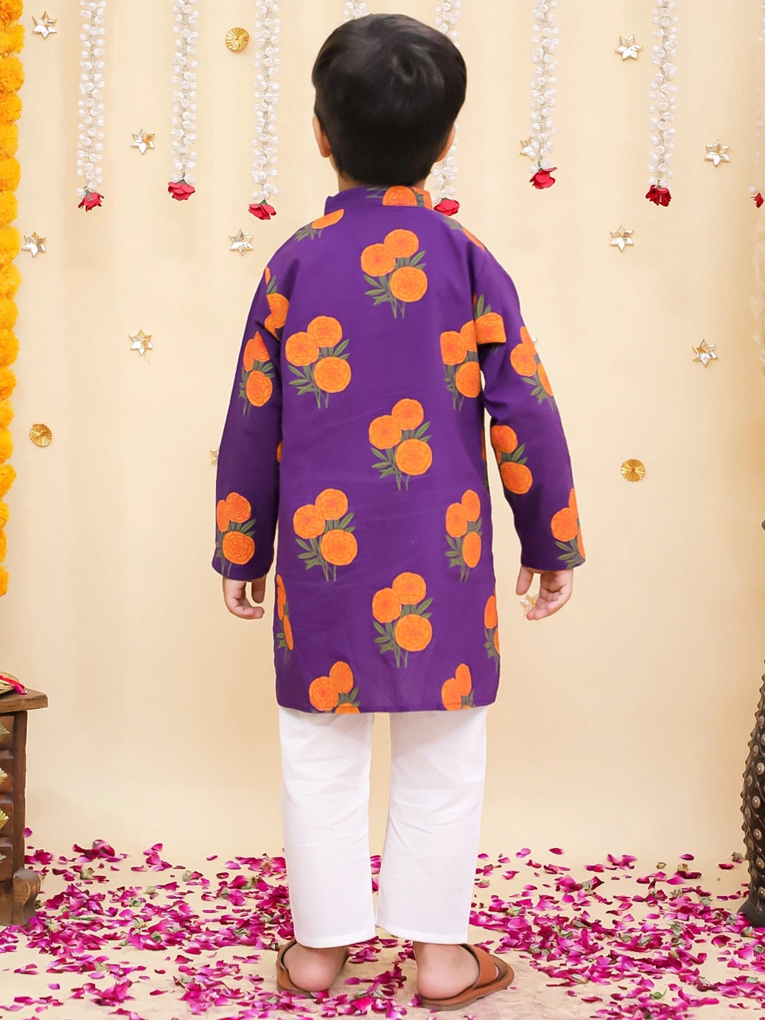 BownBee Pure Cotton Full Sleeve Kurta & Pajama Set For Boys