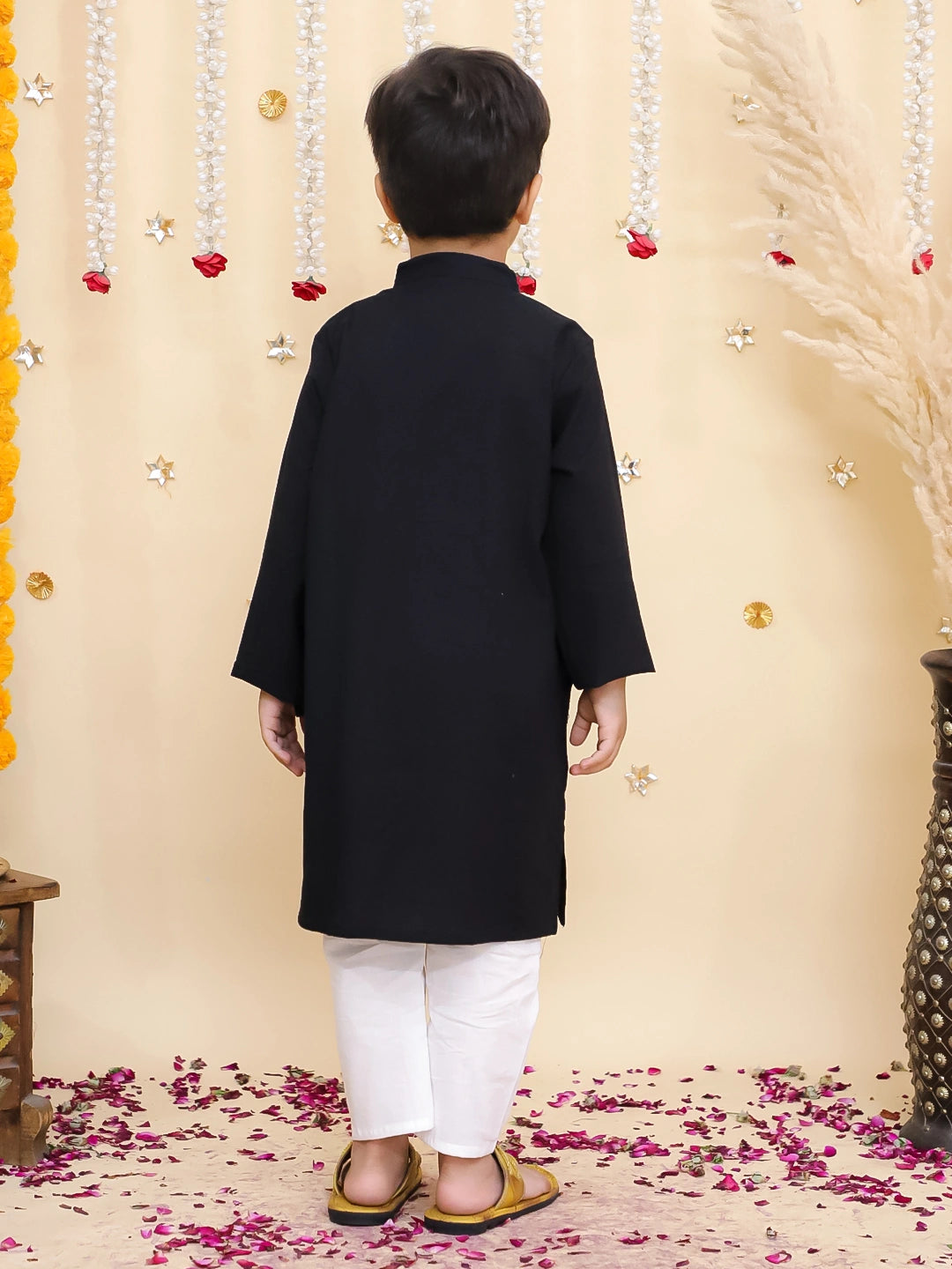 BownBee Pure Cotton Kurta Pajama & Ethnic Suit With Dupatta Sibling Set