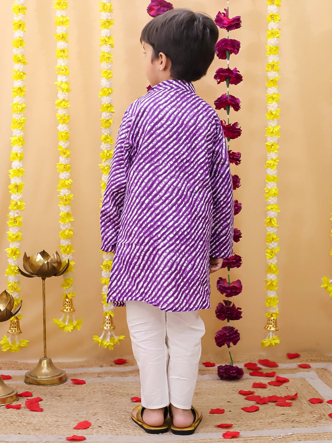 BownBee Pure Cotton Full Sleeve Kurta & Pajama Set For Boys