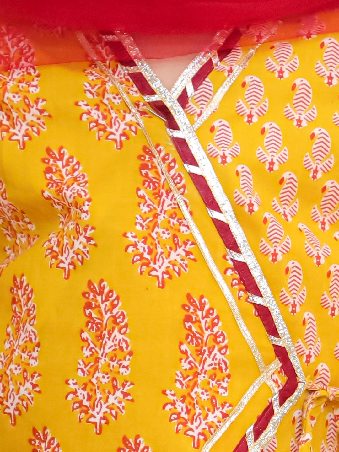 BownBee Pure Cotton Kurta Pajama & Ethnic Suit With Dupatta Sibling Set
