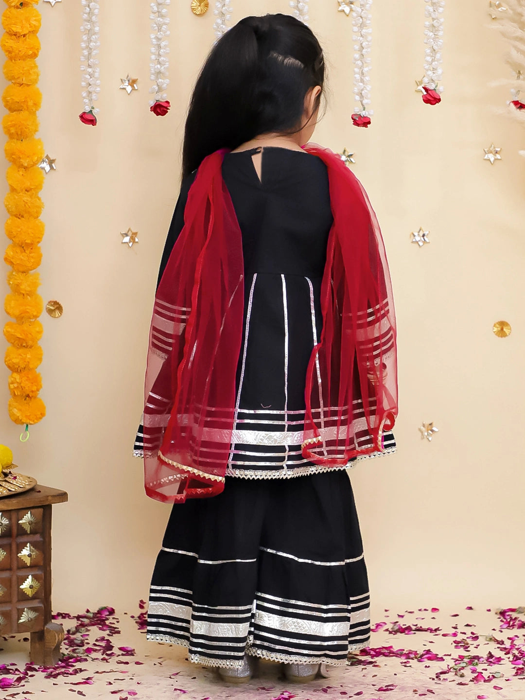 BownBee Pure Cotton kurti & Sharara With Dupatta For Girls
