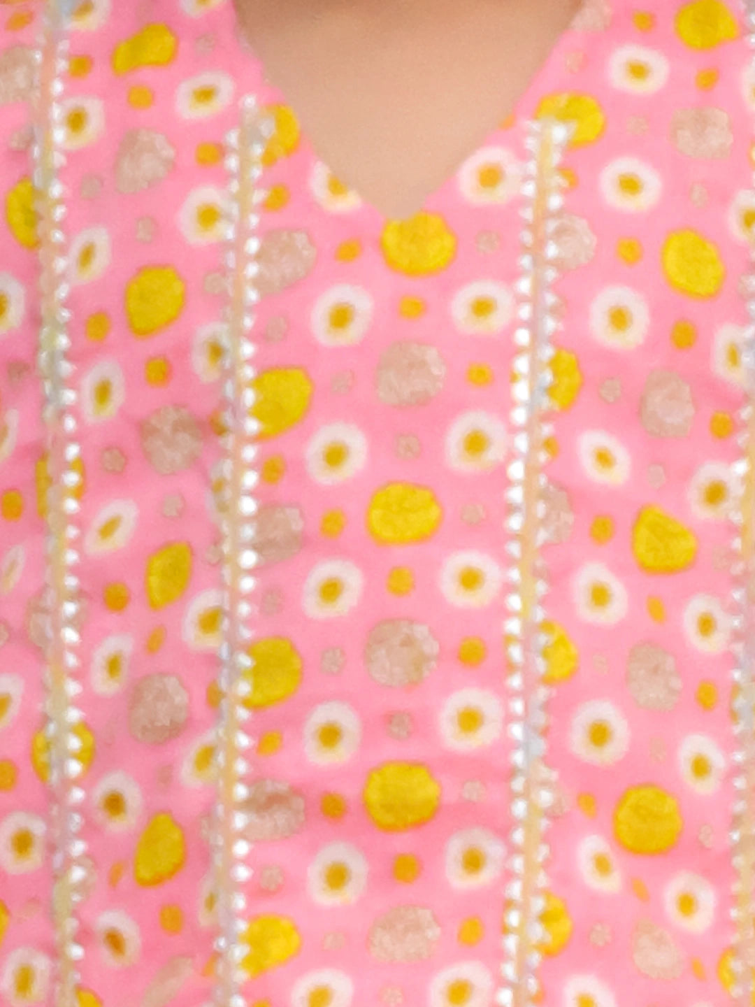 BownBee Pure Cotton Printed kurti With Pant Set For Girls