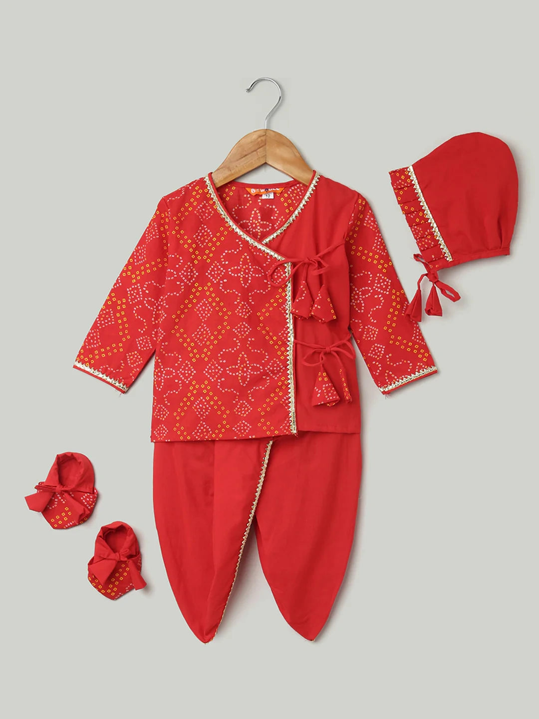Bownbee Boys Pure Cotton Ethnic Set For Infants