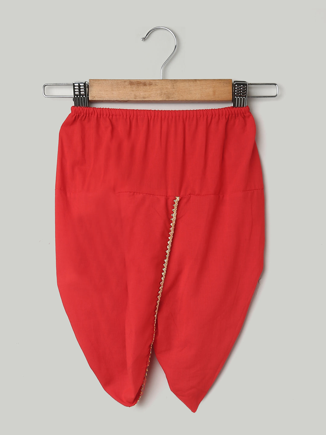 BownBee Pure Cotton Full Sleeve Jamna Set For Boys - Red